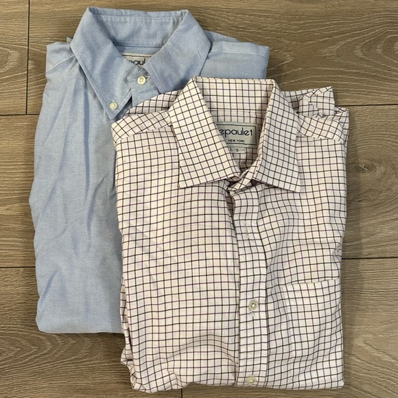 Pair of Epaulet long sleeve button downs - Picture 2 of 7